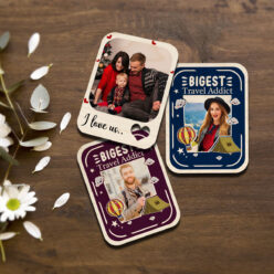 You and Me Forever Wooden fridge Magnet | Personalized 4x3 Inch